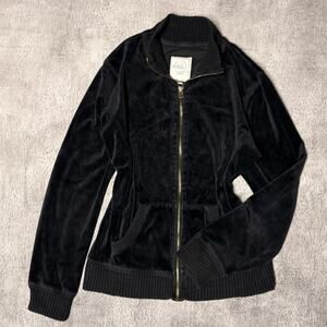 Y2k Velour Merona Zip Up Jacket
